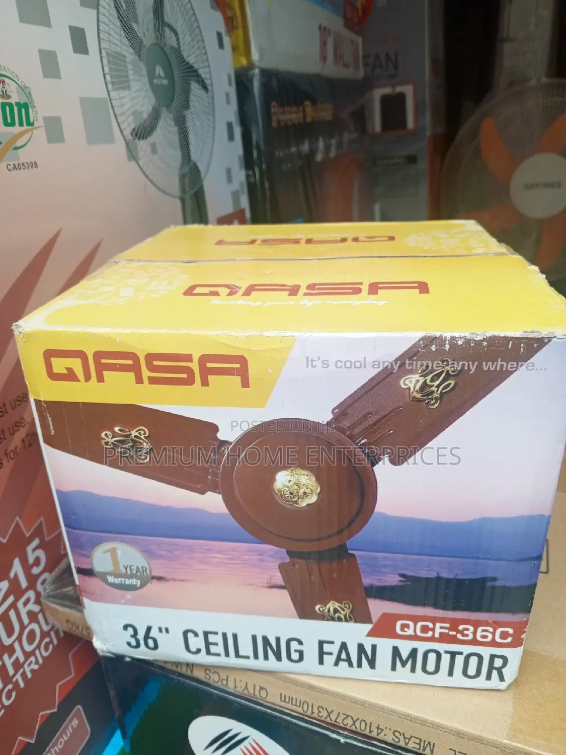 Qasa Ceiling Fan 36 Inches