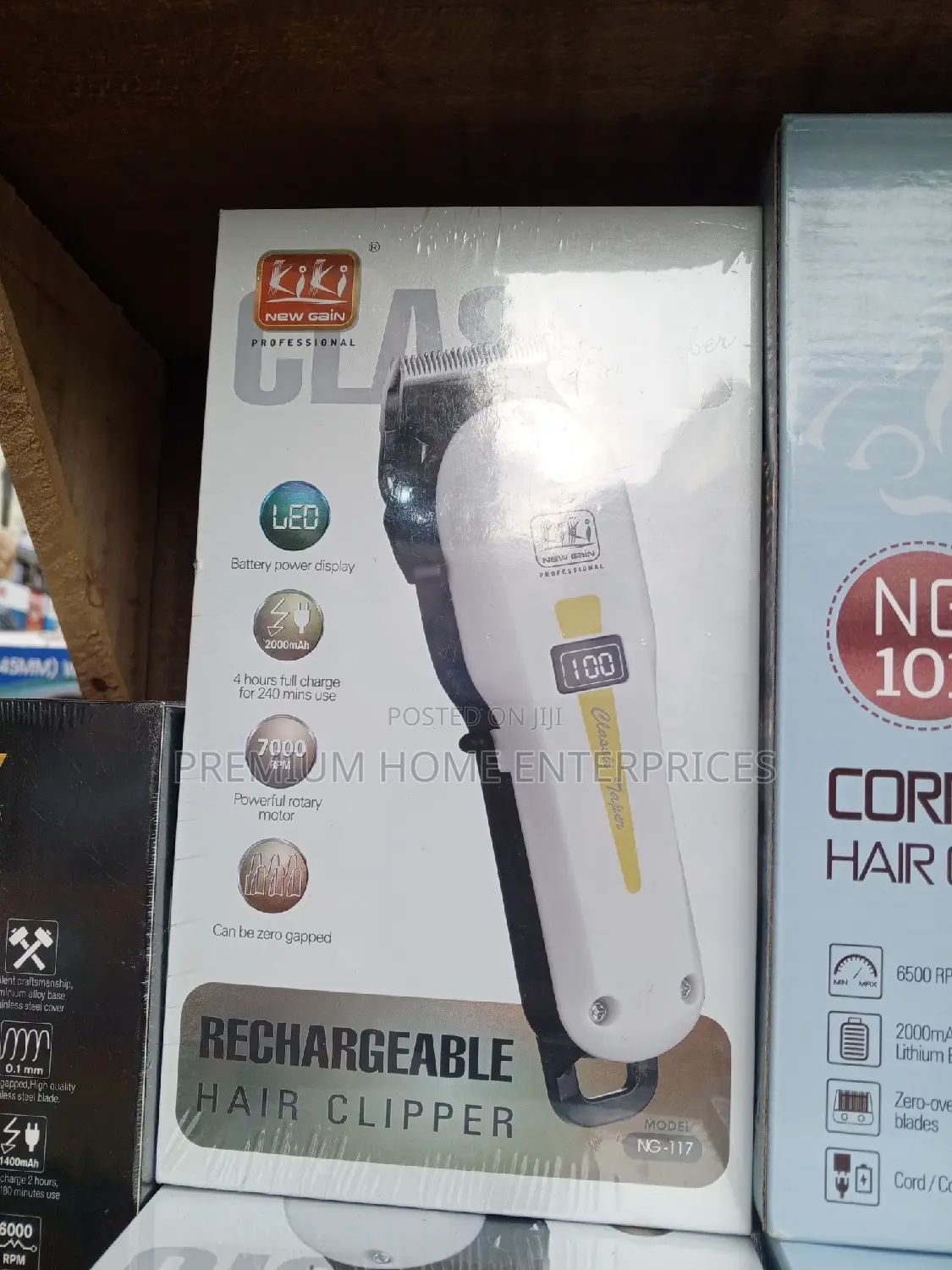 Kiki New Gain Rechargeable Hair Clipper Ng-117