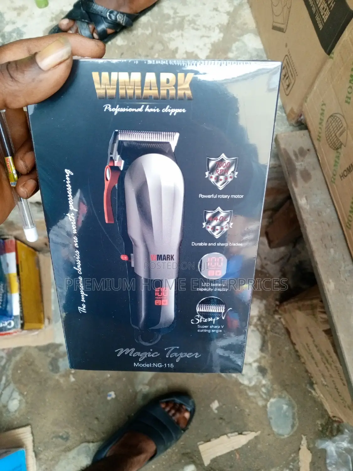 Wmark Rechargeable Professional Hair Clipper NG-115