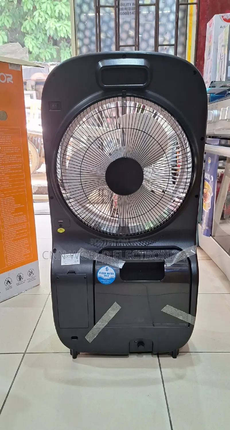 Original Lontor 12" Rechargeable Water Mist Fan Remote