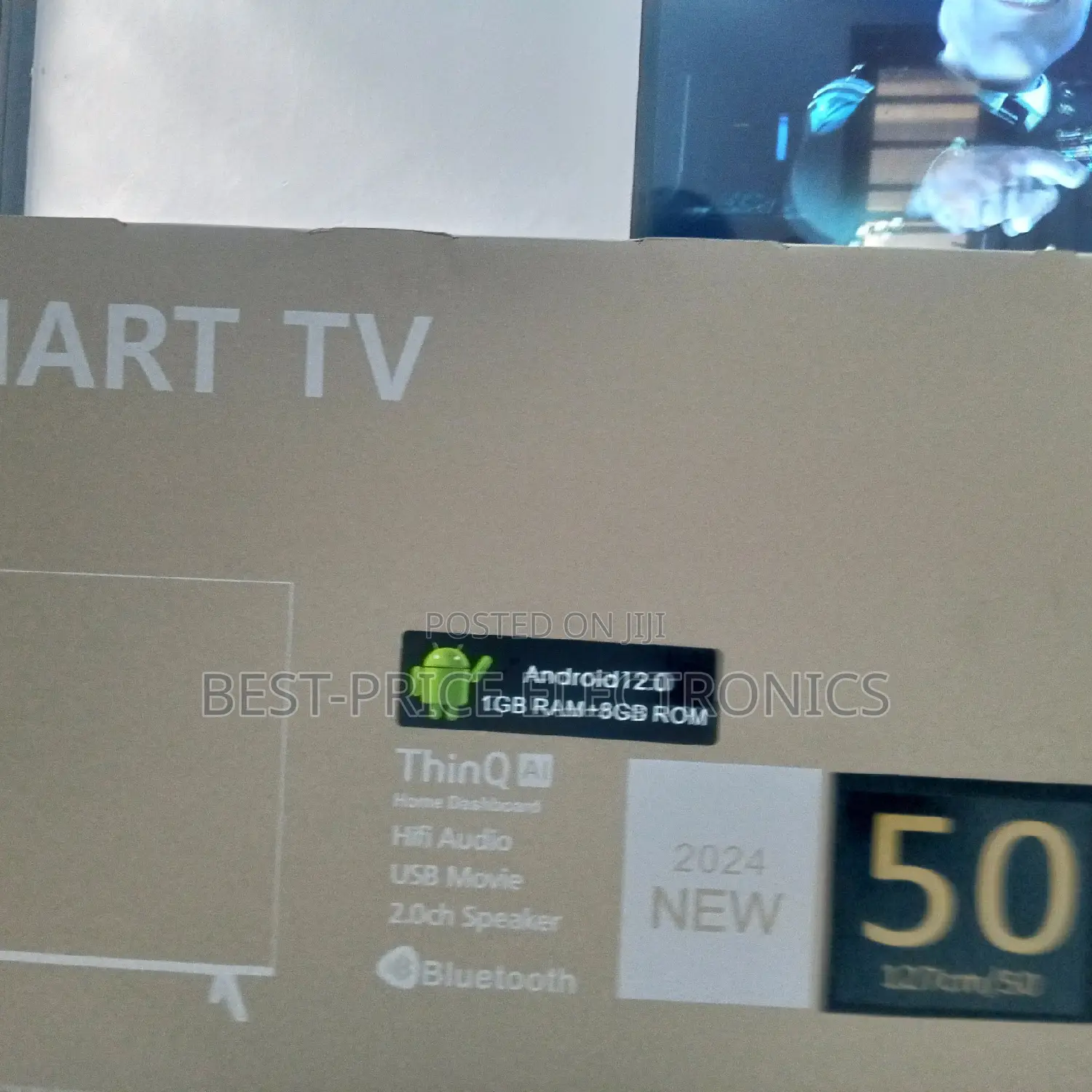 Lg 50 Inches Led With Wifi Audio Less 50%