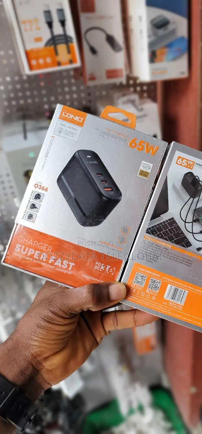 Ldnio Q366 65w 3 Ports Fast Charger