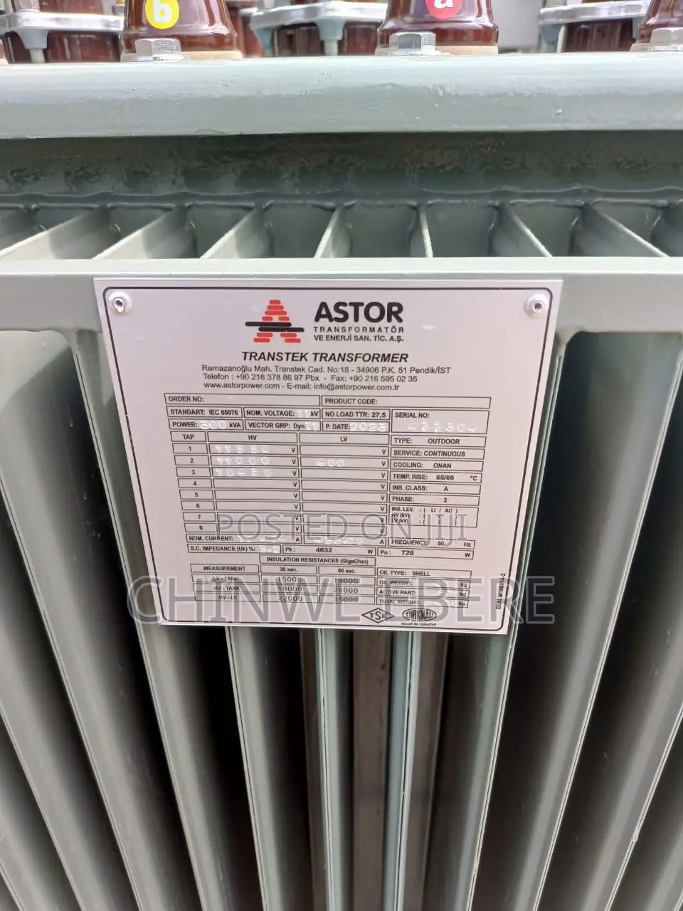 300kva Transformer, 300 Kva Transformer Copper Winding New