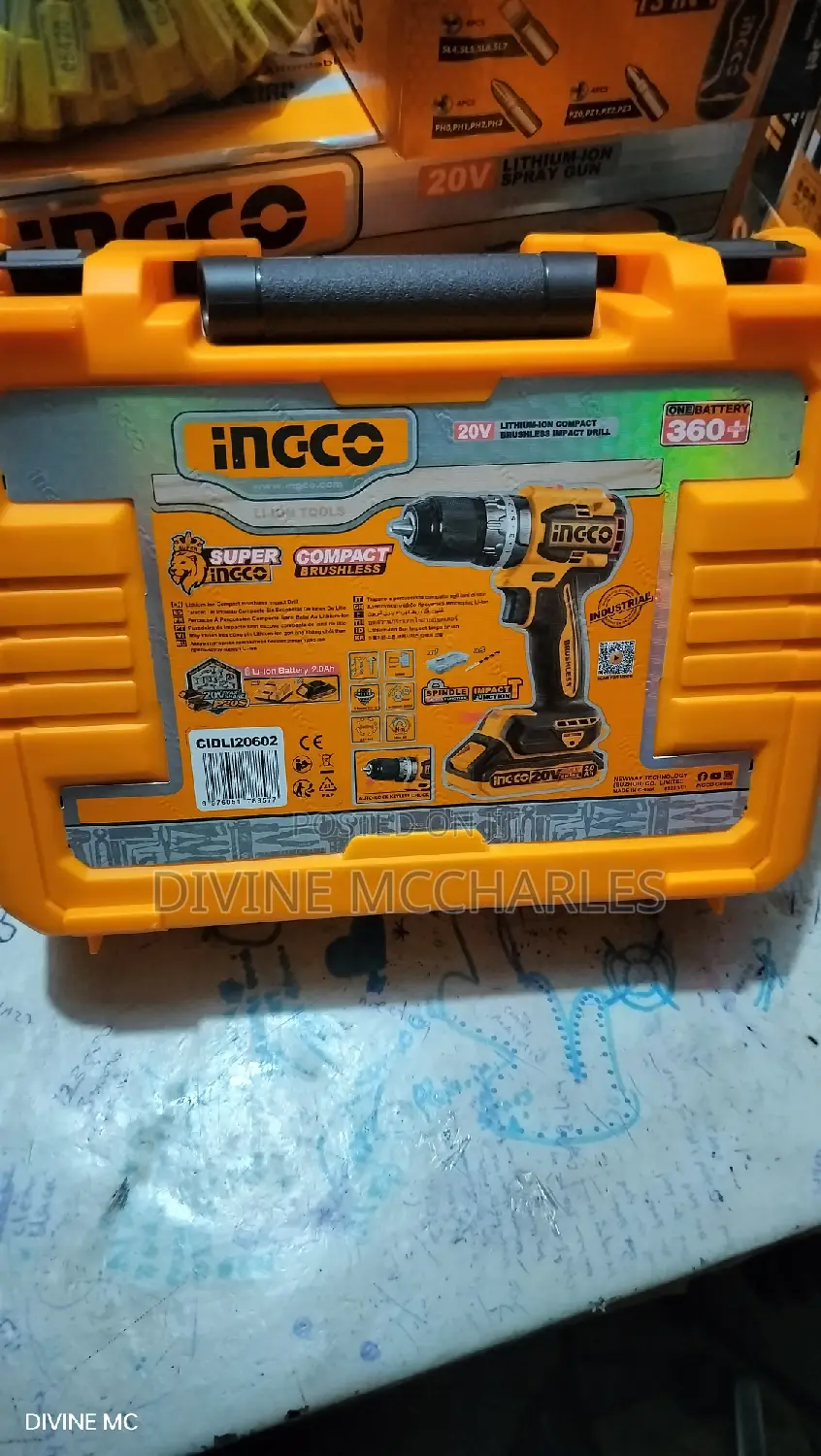 Cidli20602 Lithium-Ion Compact Brushless Impact Drill