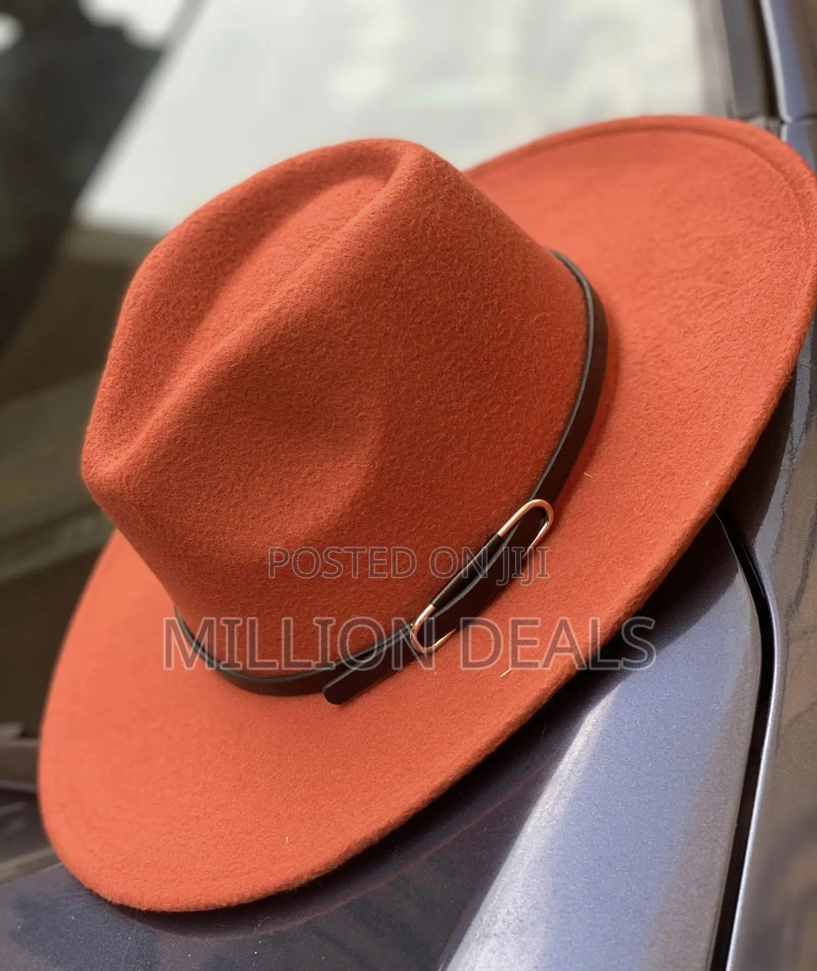 Wider Brim Brown Stylish Fedora Hat