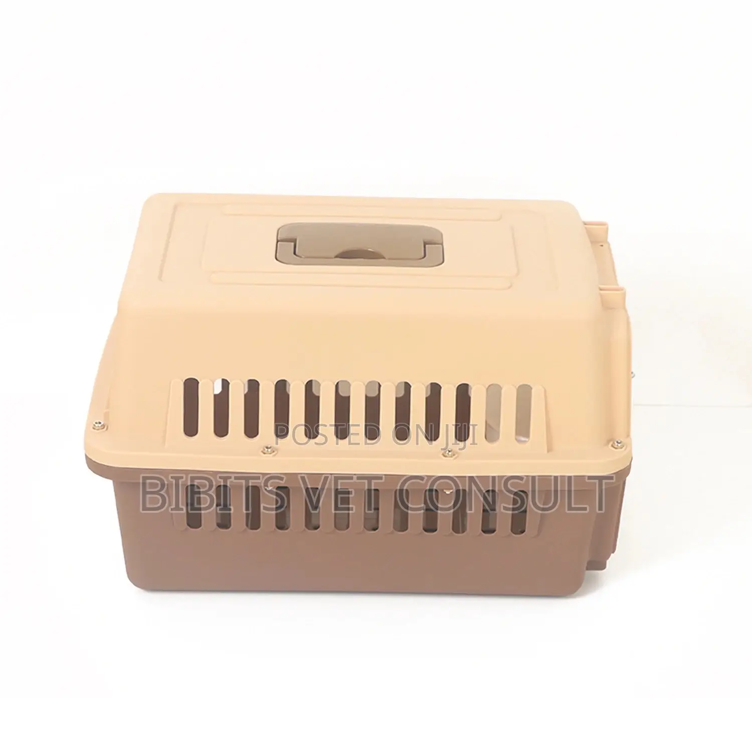 Portable Pet Transport Flight Box With Bowl and Bet Pad