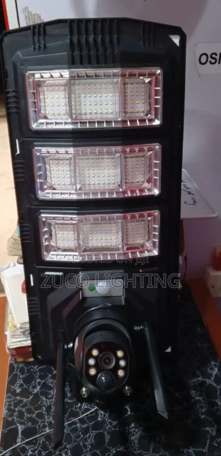 2000w All in One Solar Light With Security CCTV Camera