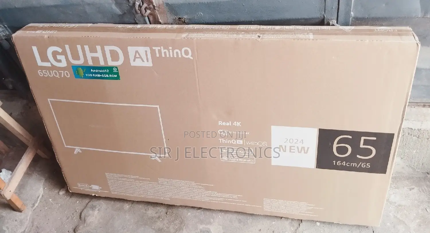 65" LG Smart Uhd Television + 2 Years Warranty