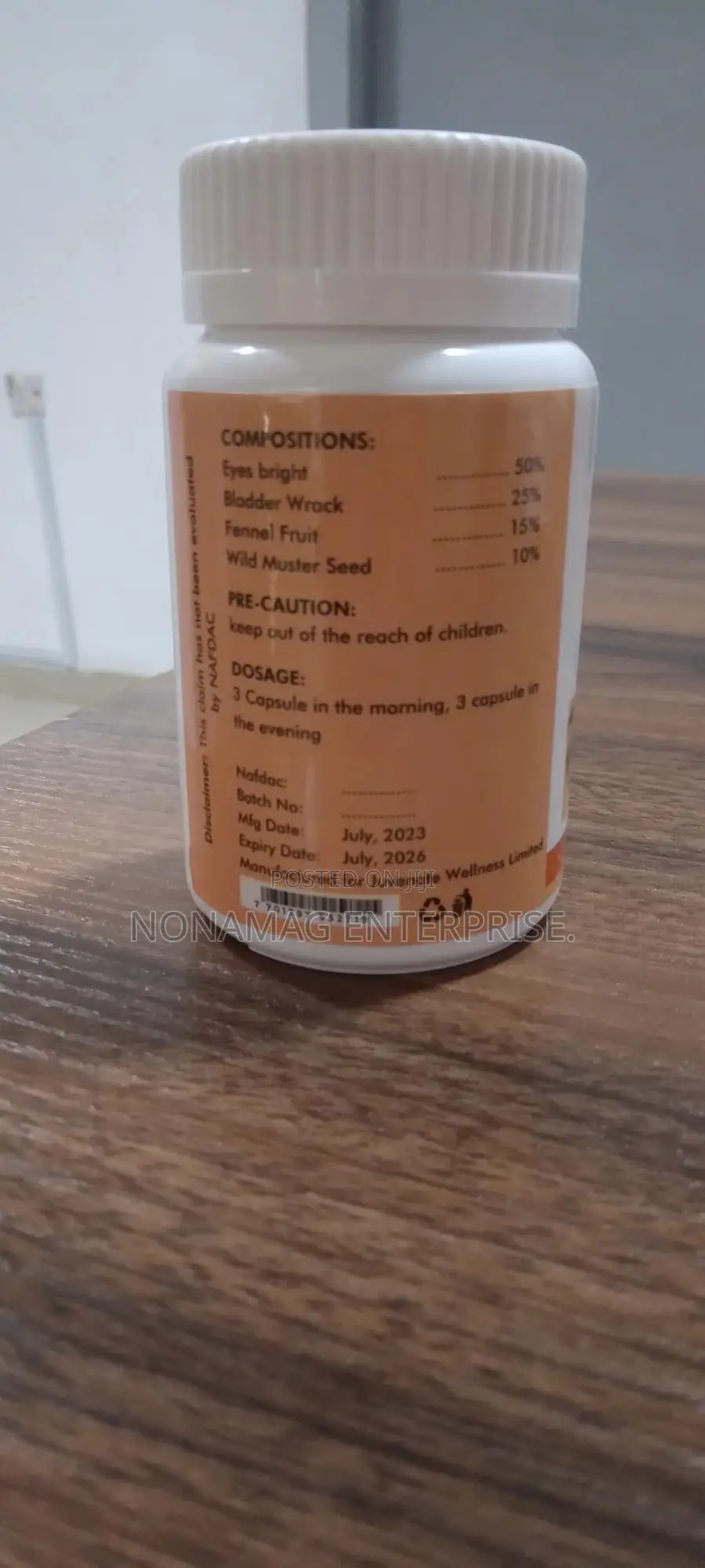 Juvenate Eye Remedy 60 Caps