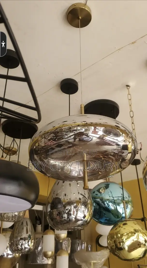 Led Glass Pendant Light