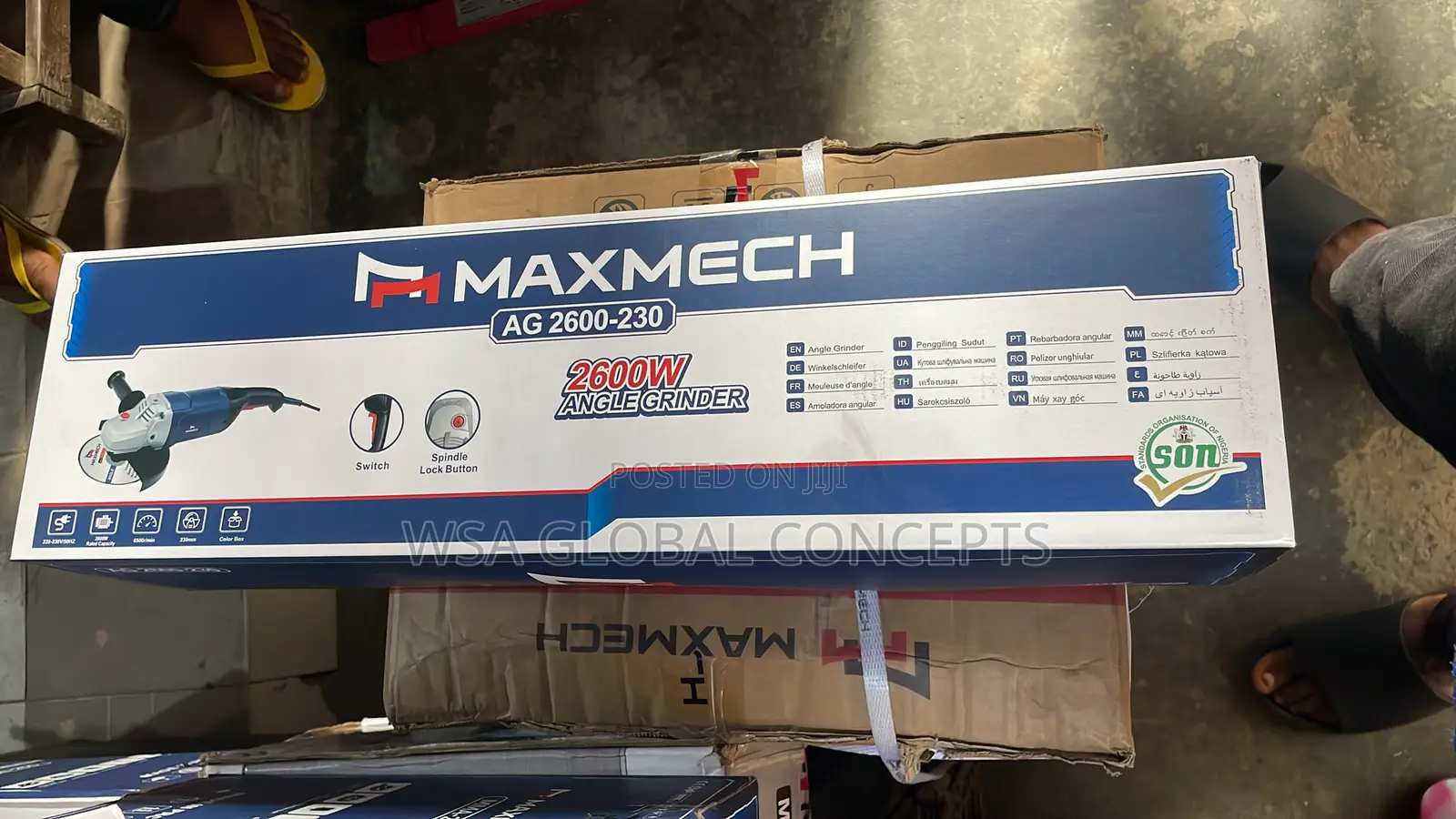 2600 Watts Angle Grinder Maxmech