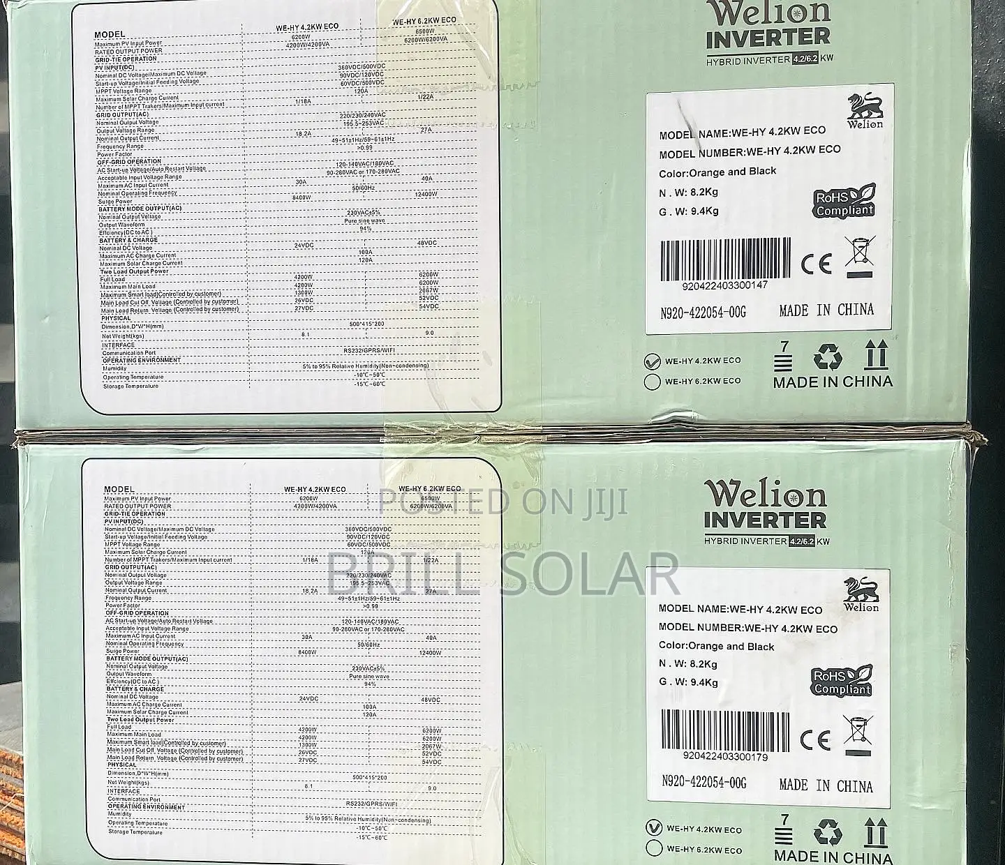 4.2kva, 24v Welion Pure Sine Wave Hybrid Inverter