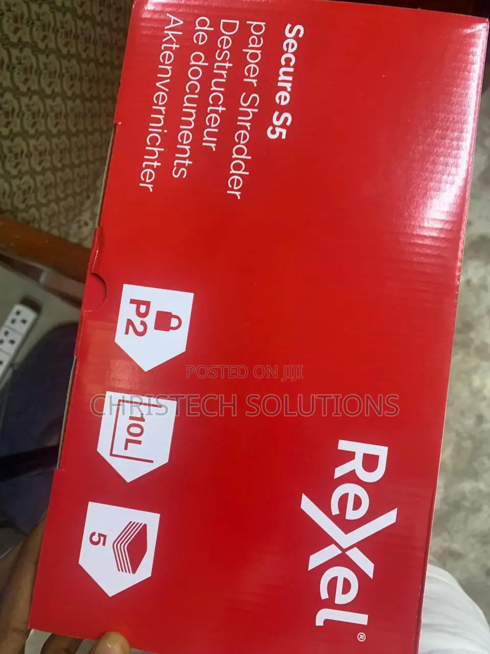 Rexel Secure S5 Shredder Straight Cut Shredder