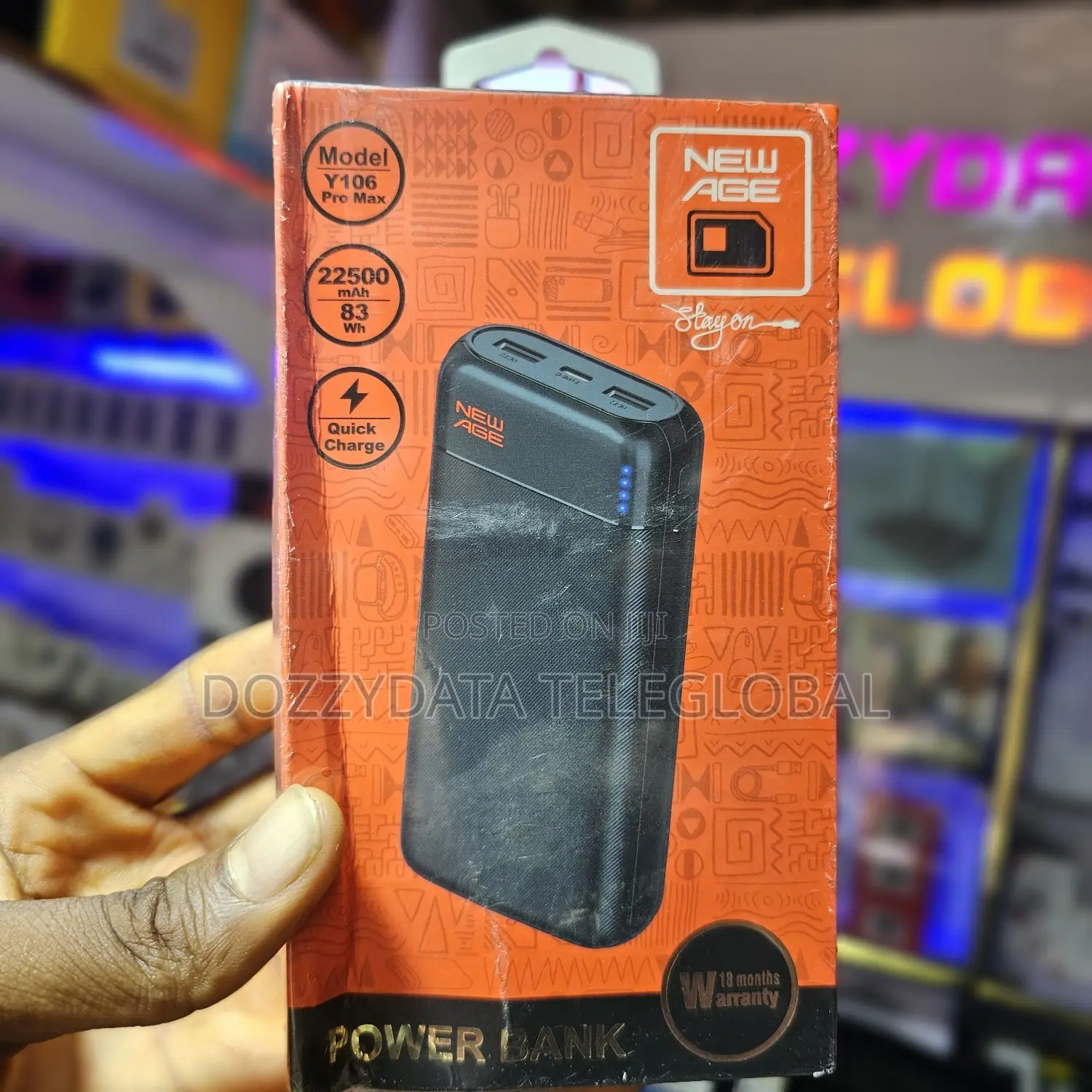 Newage 22500mah Y106 Pro Max Powerbank