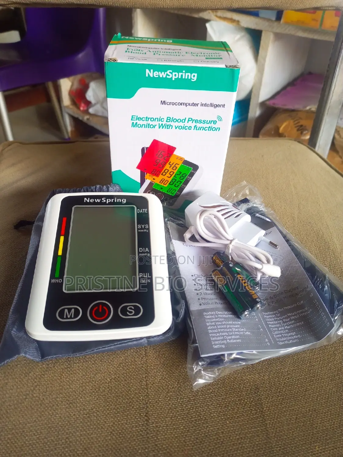 Electronic Blood Pressure Monitor With Voice
