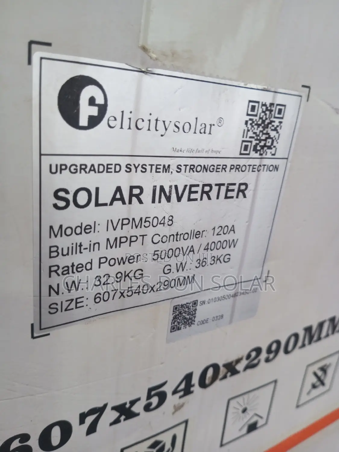 5kva 48v Hybrid Inverter Felicity