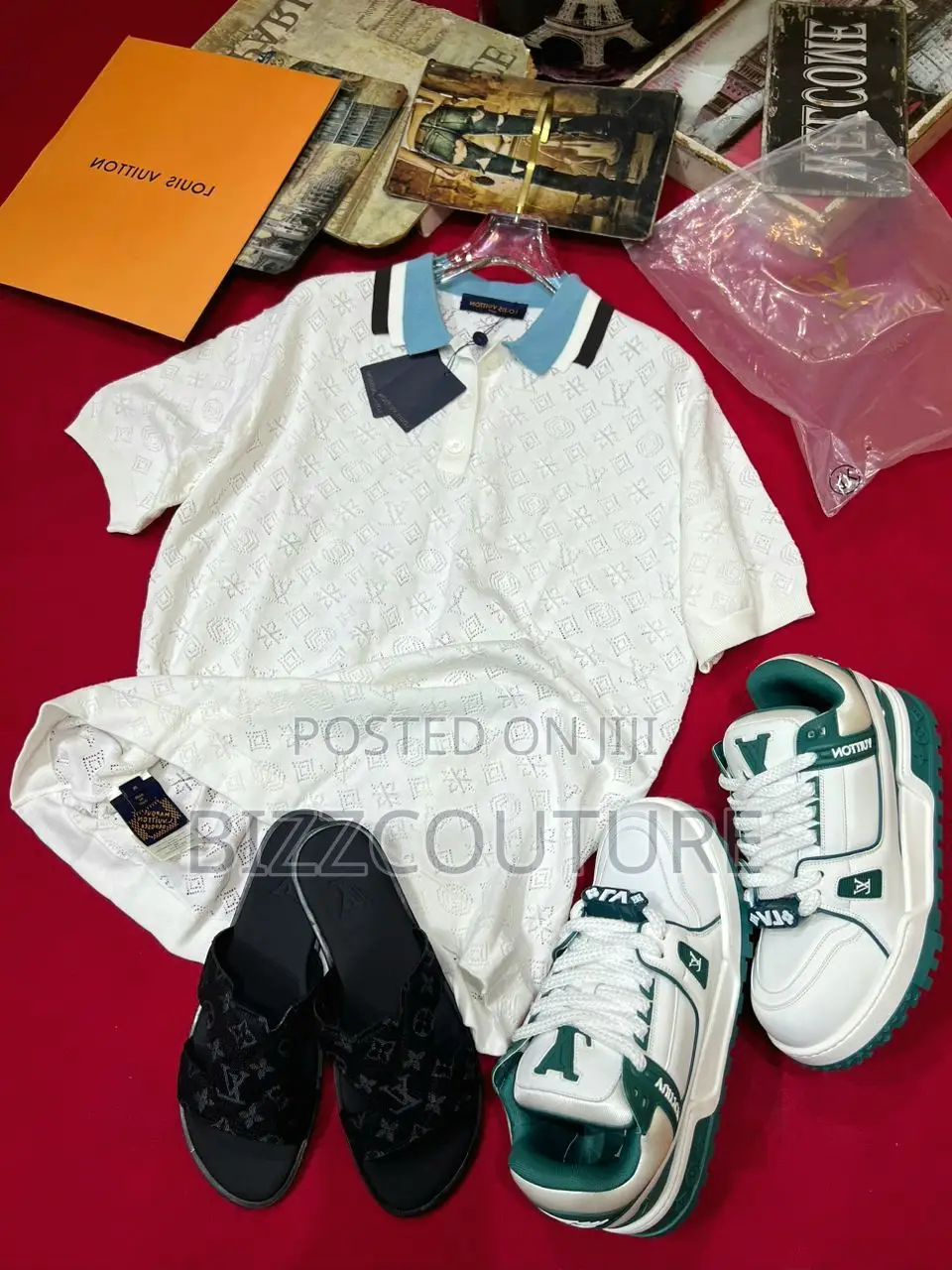 Original LOUIS VUITTON Polo Shirts Available in Stor