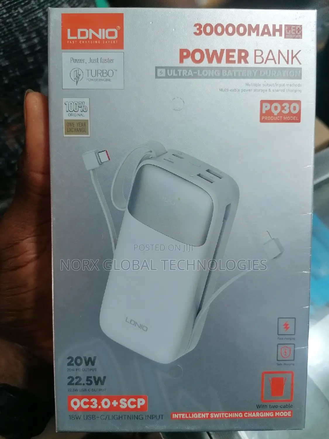 LDNIO 30,000mah Power Bank