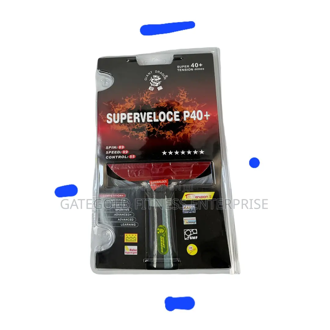 Table Tennis Bat (Super Veloce 40+) St-12703-P40
