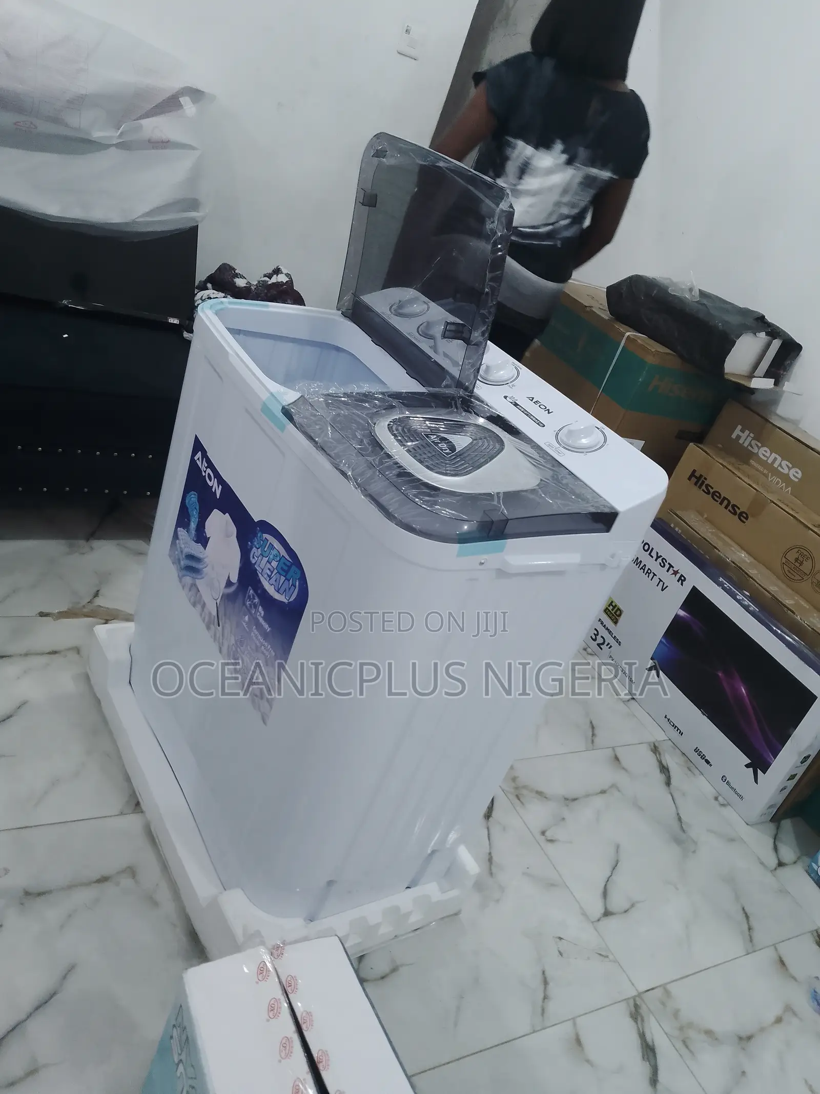 Wash and Spin Twin Tub Aeon 10kg Washing Machine Available~