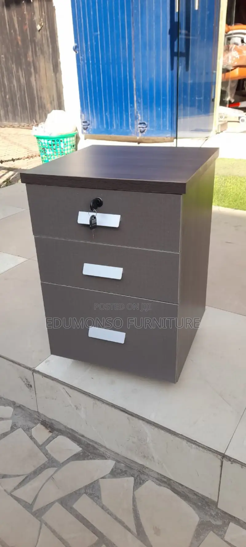3 Drawer Wooden Office Cabinet File Storage