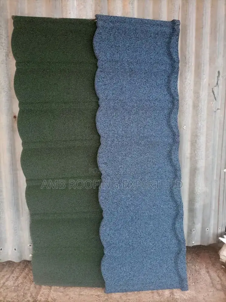 Amb Stone Coated Roofingtiles With 50 Years Guarantee Certif