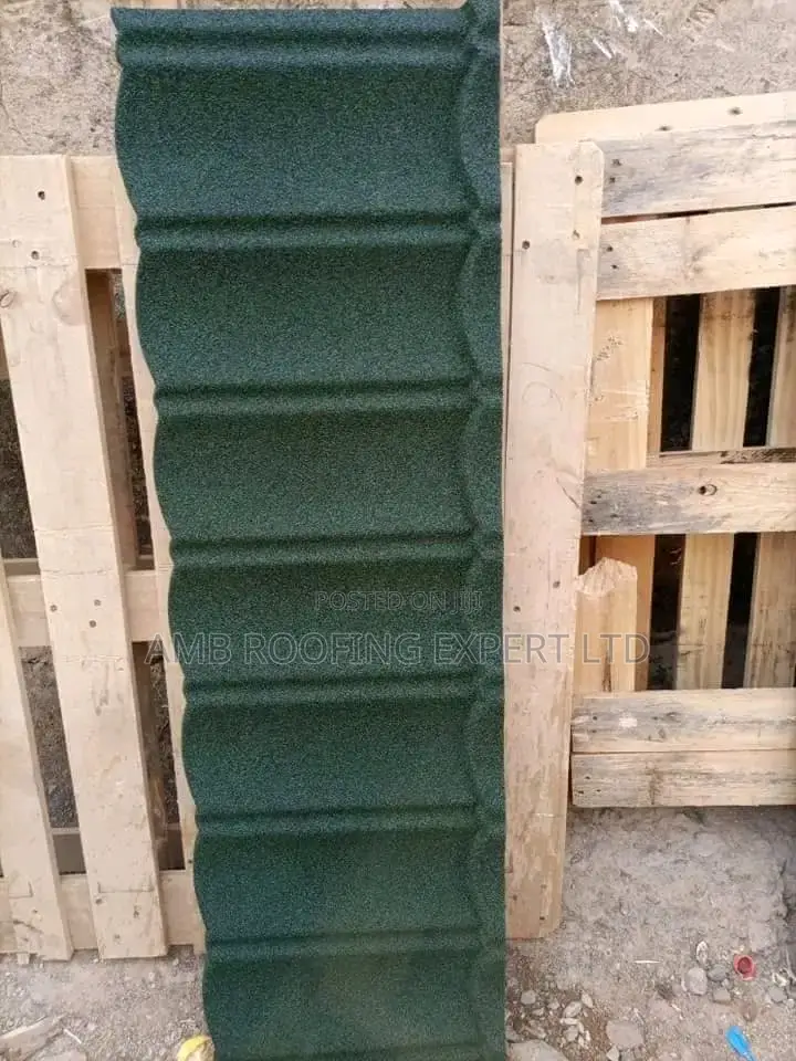 Amb Stone Coated Roofingtiles With 50 Years Guarantee Certif