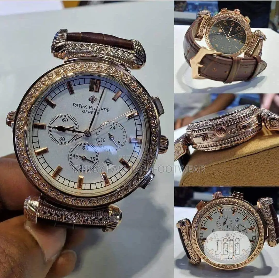 Patek Philippe Leather Chronographic Double Face