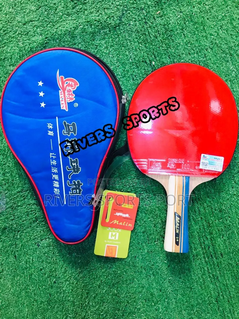 3 Star Heavy Weight Malin Table Tennis Bat/Racket