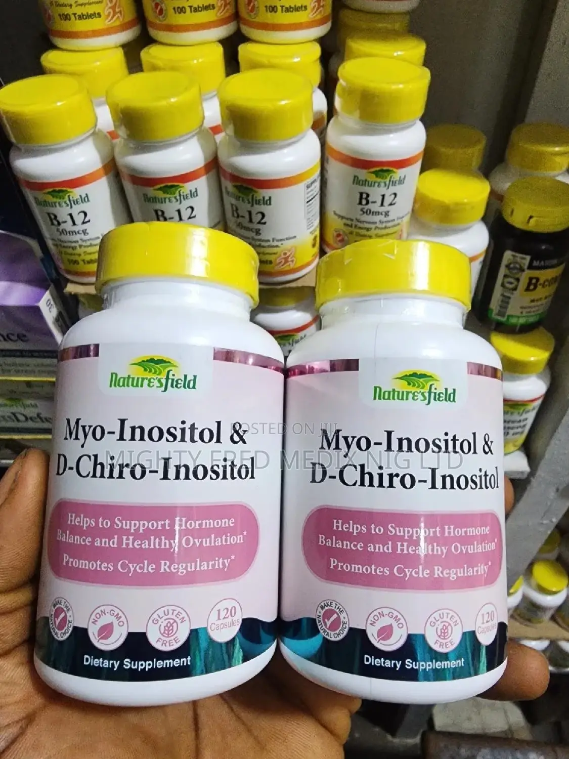 Nature's Field Myo Inositol and D Chiro Inositol