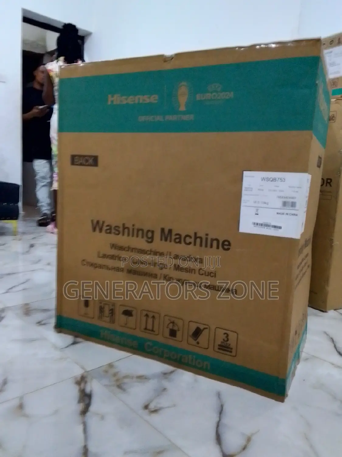 Standard 7.5kg WSQB 753 Hisense 7.5kg Wash and Spinner