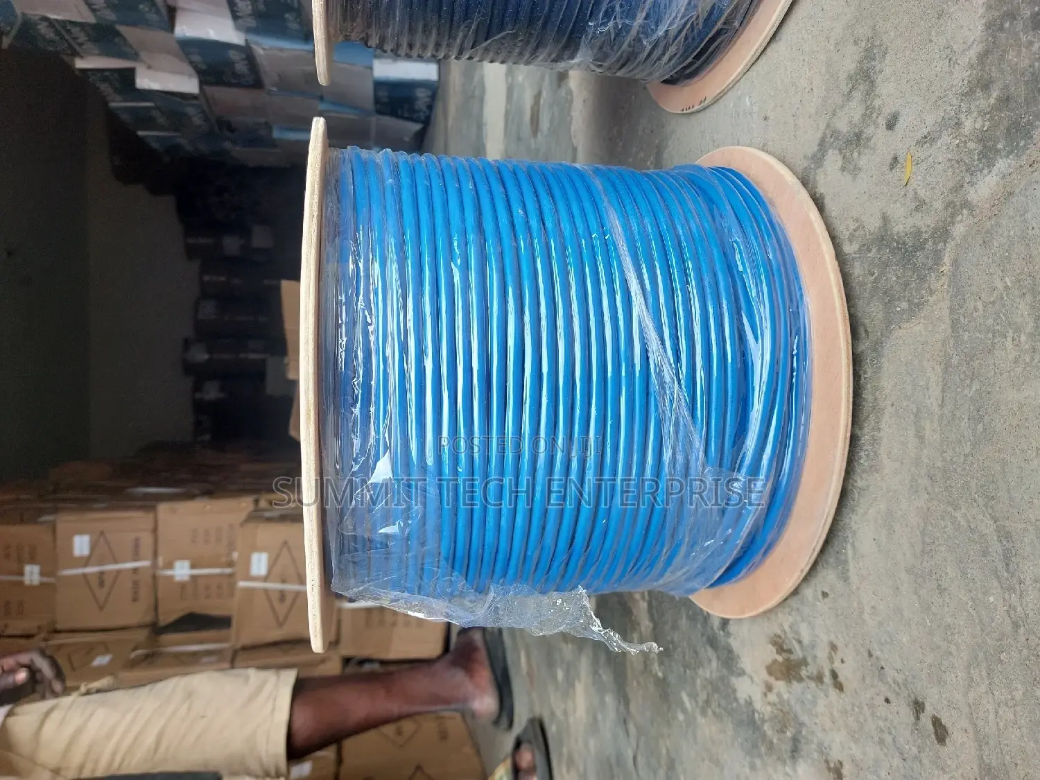 Netpro Cat6 FTP Cable 305M Pure Copper Blue