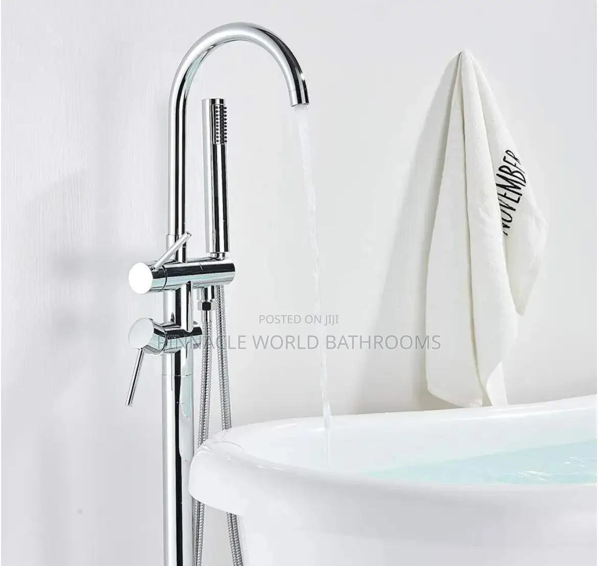 England Free Standing Bathtub Mixer Tap Stainless