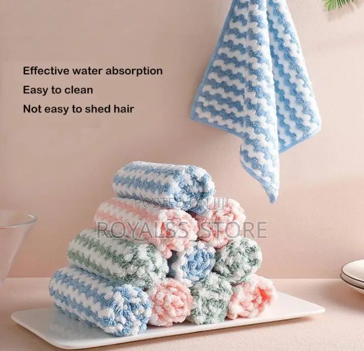 5pcs Floral Kitchen Cleaning Towels