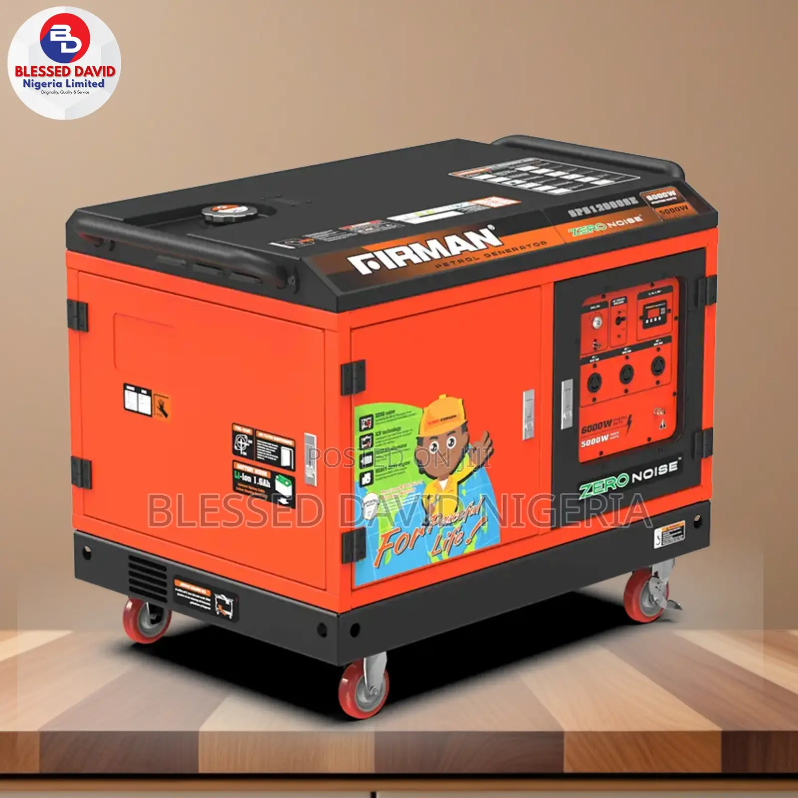 Firman SPS12000SE, 6.2kva (5000watts) Key Start Generator