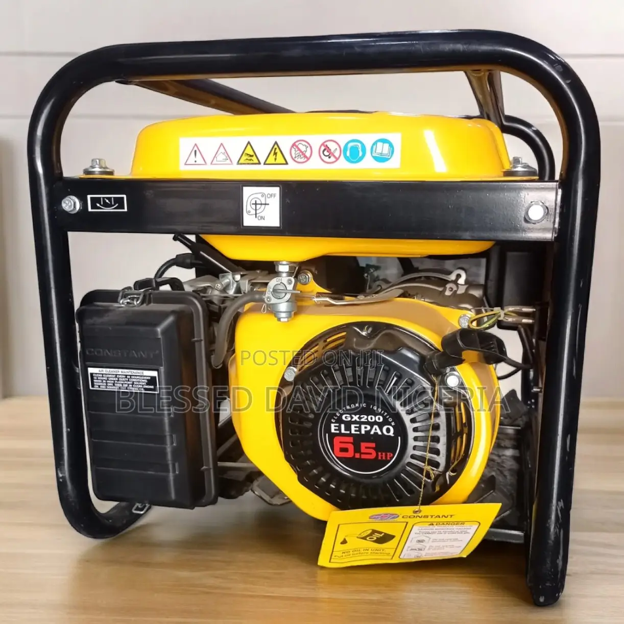 Elepaq Constant Sv6800, 4.5kva Manual Generator 100% Copper