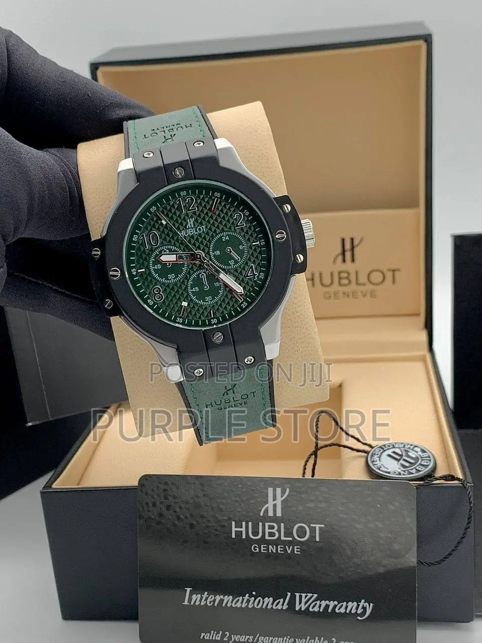 Hublot Leather° Watch° For° Men M