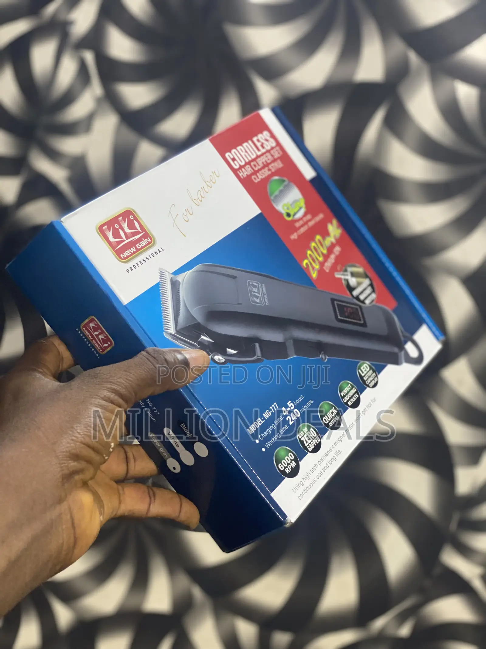 Rechargeable Cordless Hair Unique Clipper Set