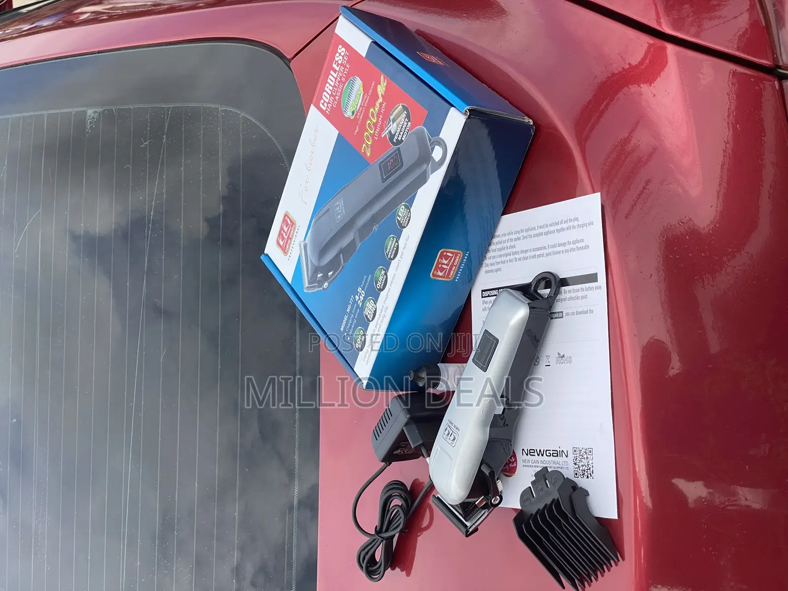 Rechargeable Cordless Hair Unique Clipper Set