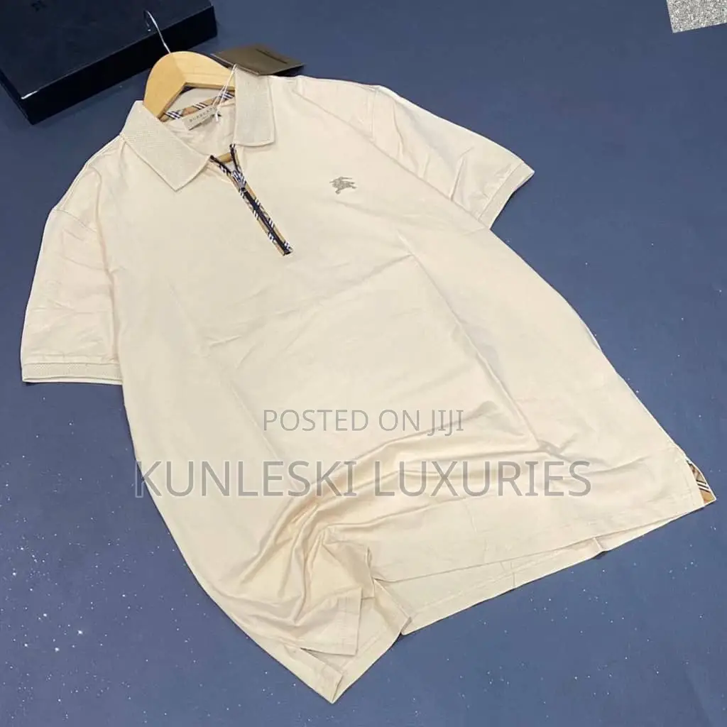 Original Burberry Collar Neck T-Shirt Collections