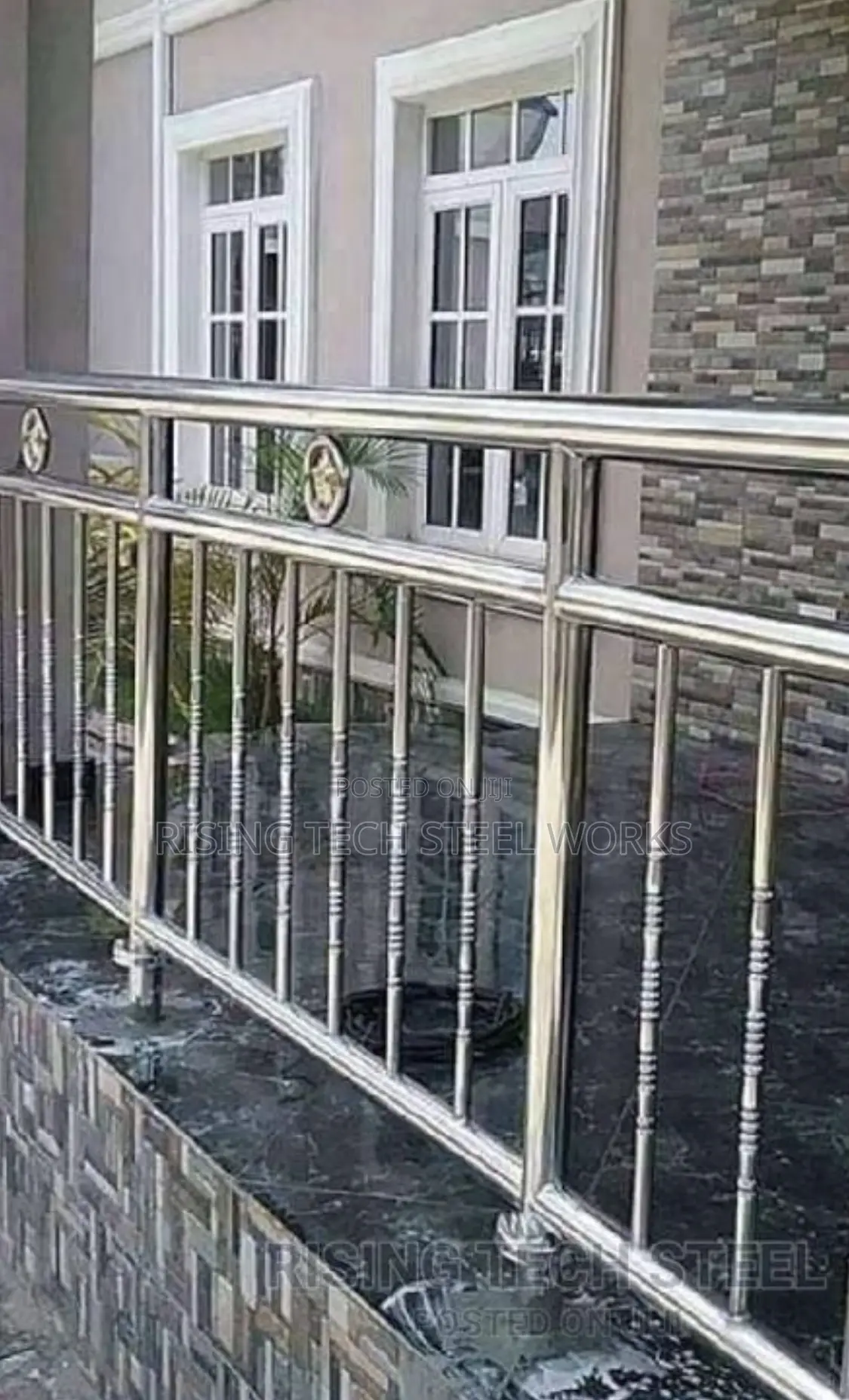 Stainless Handrail With 19mm Design Pipes