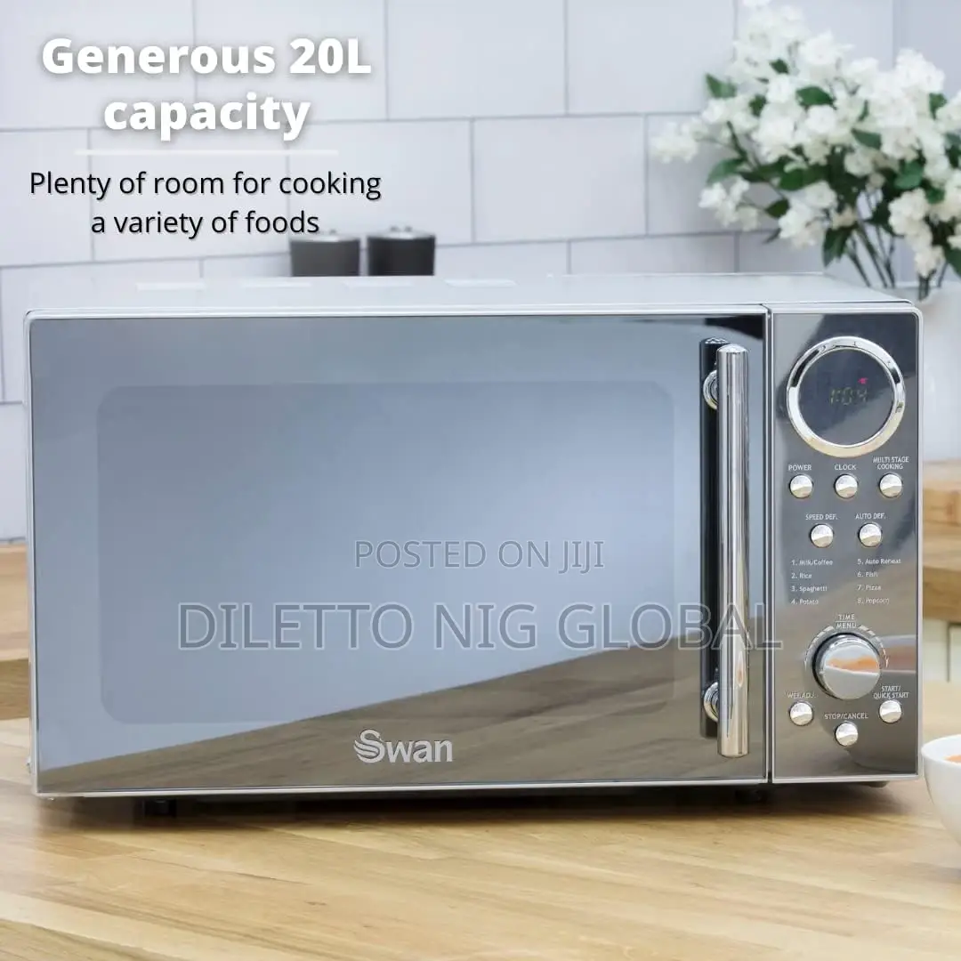 Swan Digital Solo Microwave With 10 Power Levels, 20 Litre