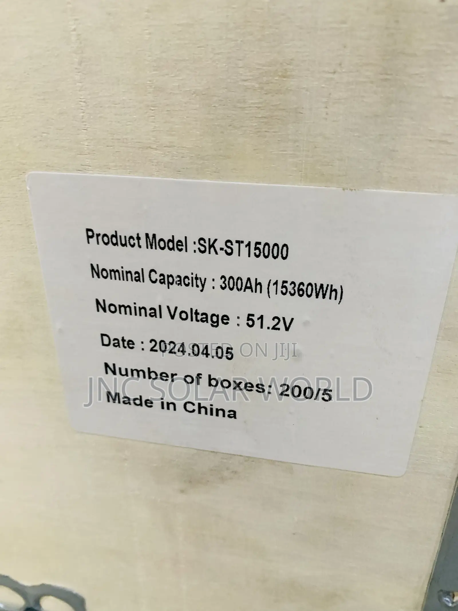 15kwh/48v SMS Lithium Battery