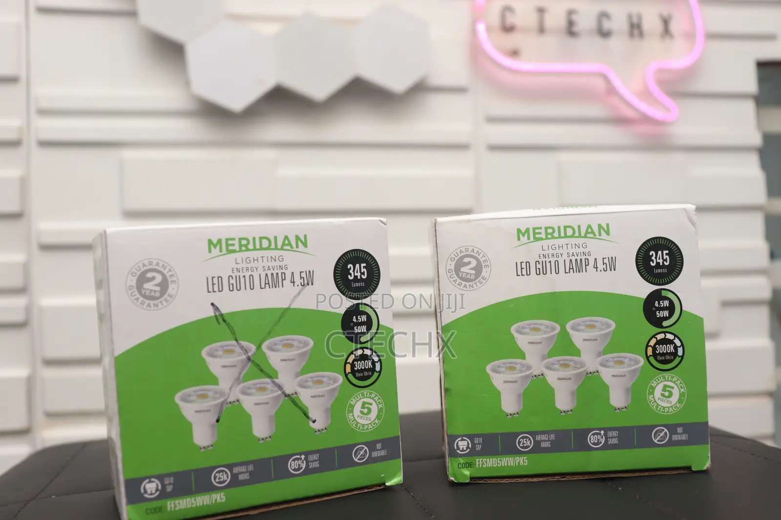 4.5W GU10 LED 380lm CW 6500 (Cool White)