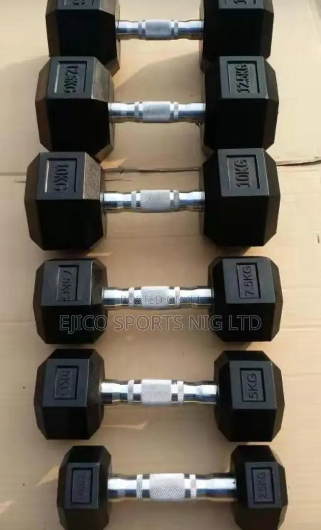 Brand New Hexagon Dumbbell 3000 Per 1 Kg