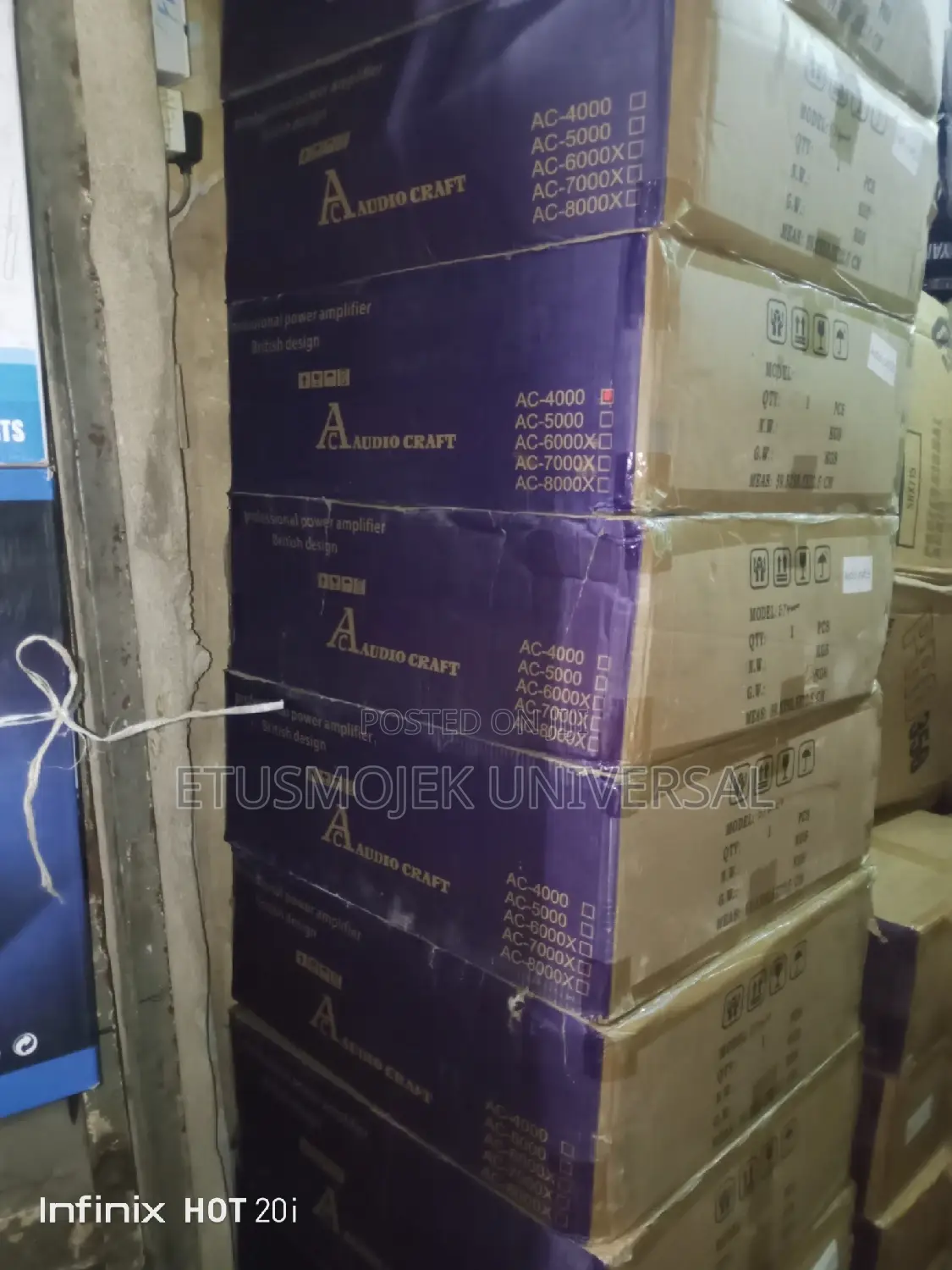 Powerful Rugged Amplifier Ca-30a for Double Sub Woofer's