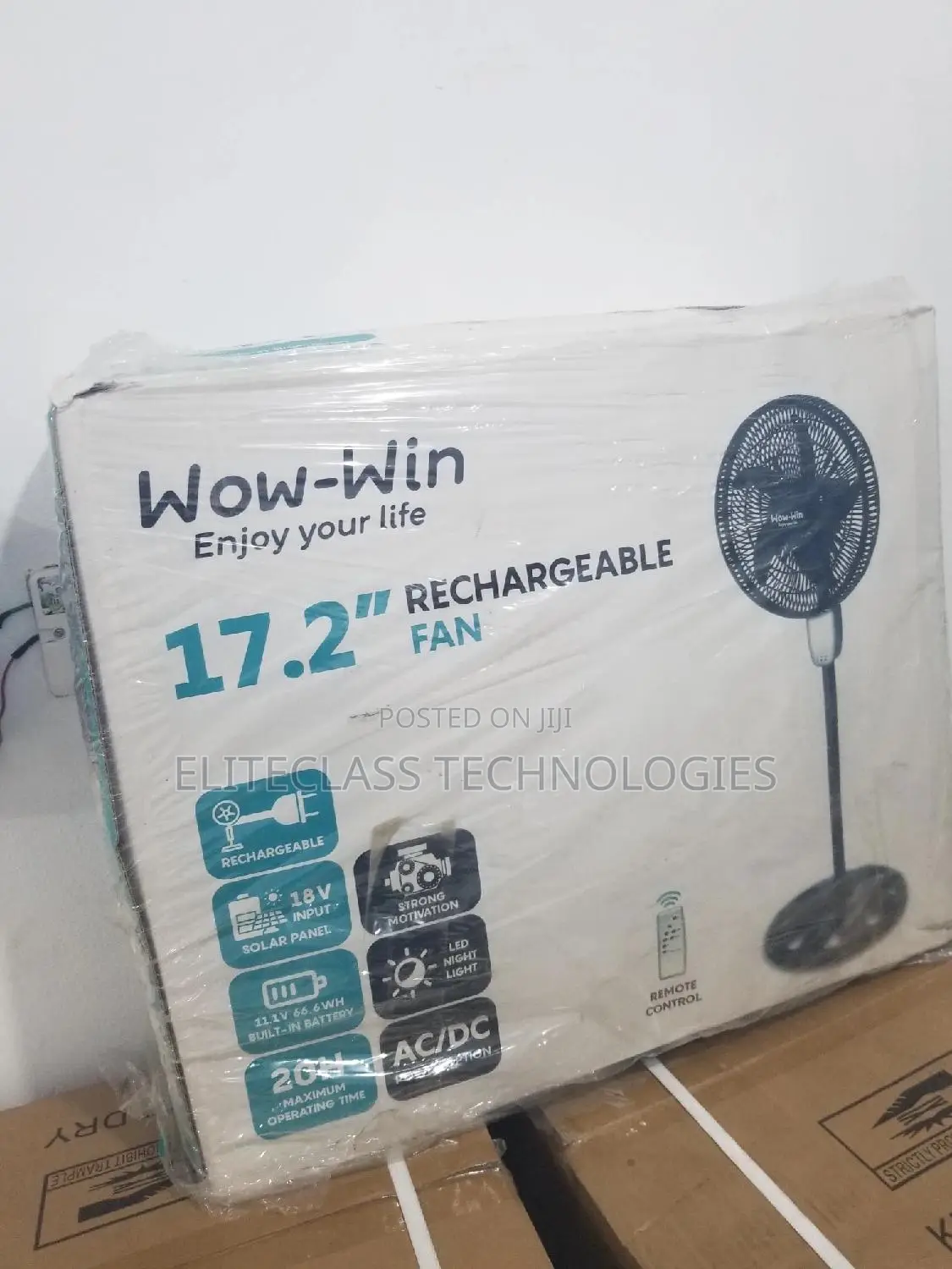 Wow-Win Rechargeable Fan (Fast Selling).