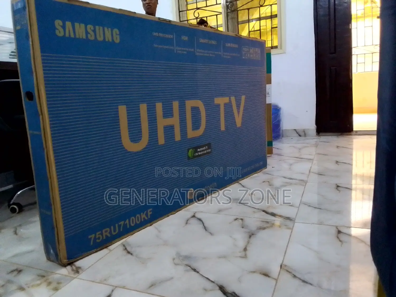 Samsung 75" UHD Smart Tv 75 Inch Tv+HDMI