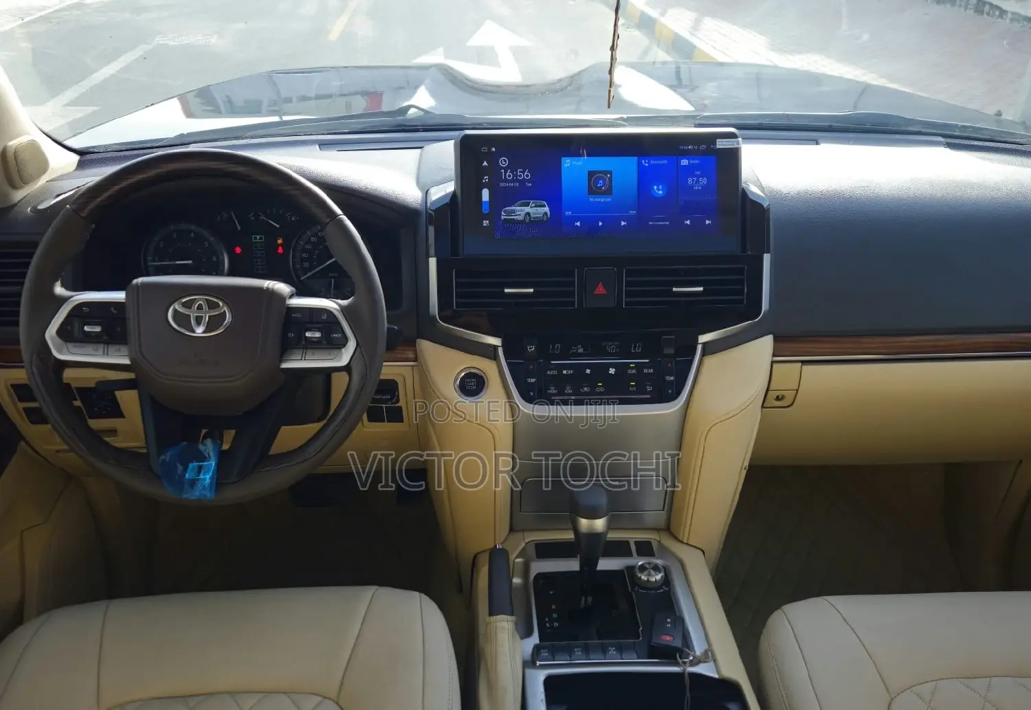 Toyota Prado Android System and Steering Wheel Upgrade