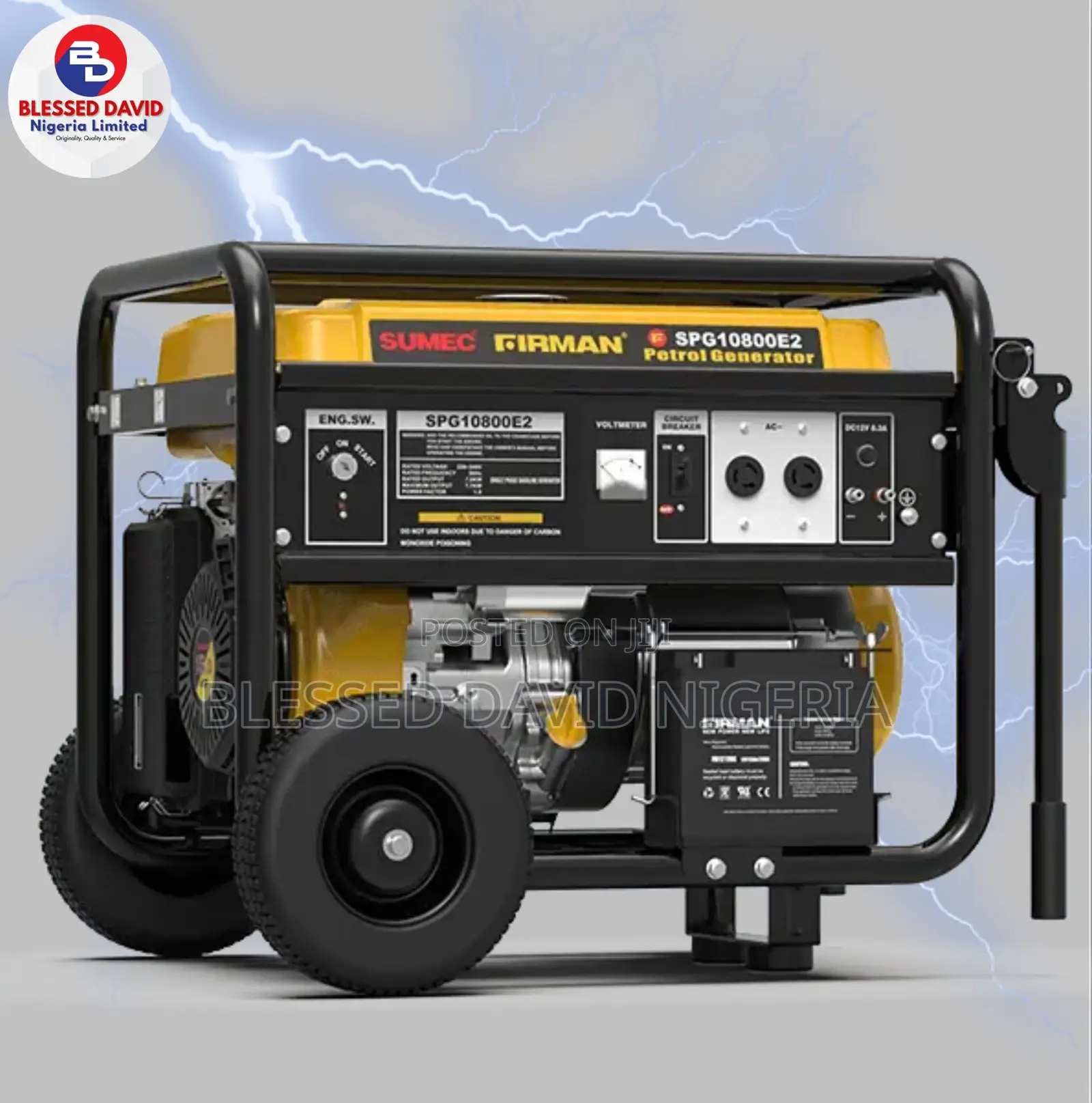 Sumec Firman SPG10800E2, 8.7kva (7000w) Key Start Generator